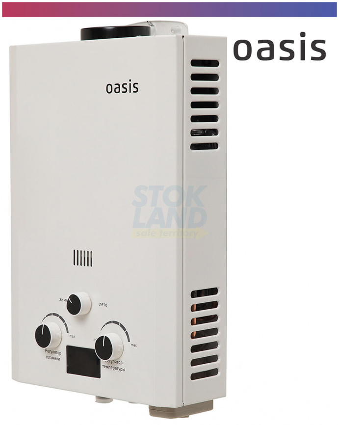 Газовый водонагреватель Oasis OR-12 W белый фото 1