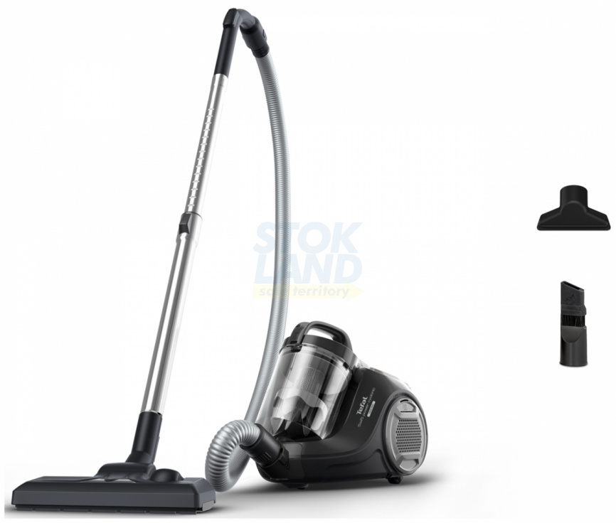 Пылесос напольный Tefal с контейнером для пыли, Swift Power Cyclonic, TW2925EA, черный/серый фото 1