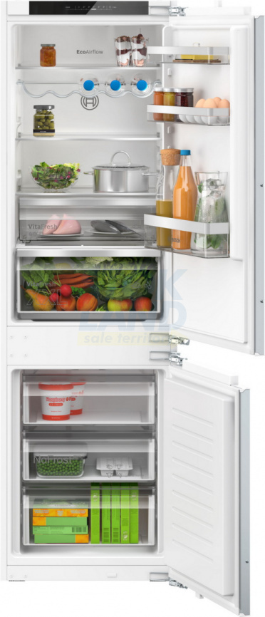 Встраиваемый двухкамерный холодильник Bosch KIN86VFE0 фото 1