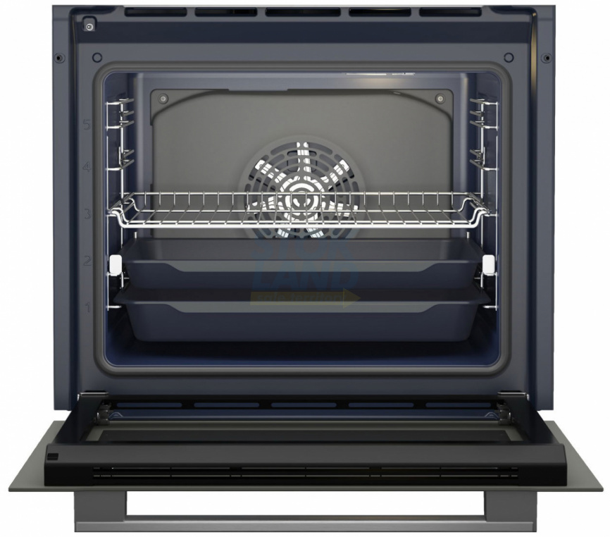 Электрический духовой шкаф Grundig GEBM12300GC серый фото 4