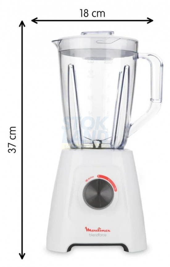 Блендер стационарный Moulinex Blendforce 2 LM42Q110, белый/серый фото 12