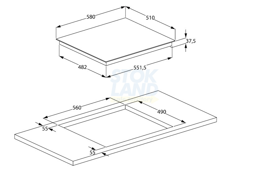 Электрическая варочная панель Beko HIC64402T фото 2