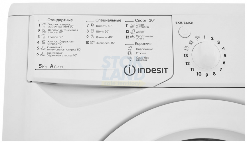 Стиральная машина Indesit IWSB 5105 фото 6