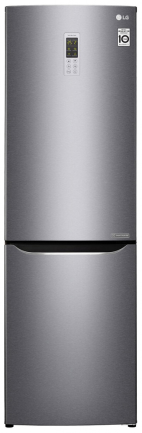 Двухкамерный холодильник LG GA-B 419 SLGL графит фото 1