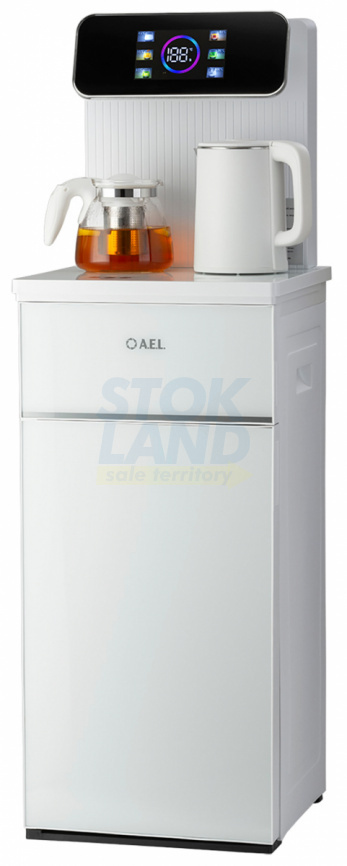 Кулер с чайным столиком AEL Тиабар TB84a-LK white (00491) фото 5