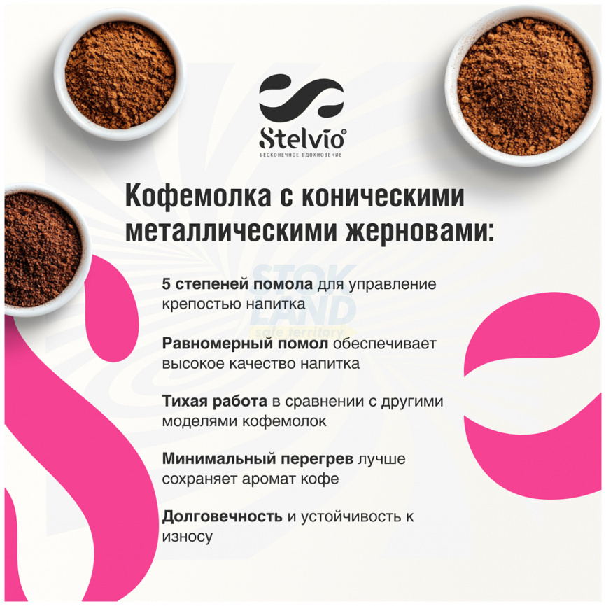 Кофемашина автоматическая Stelvio AX 100 B фото 8