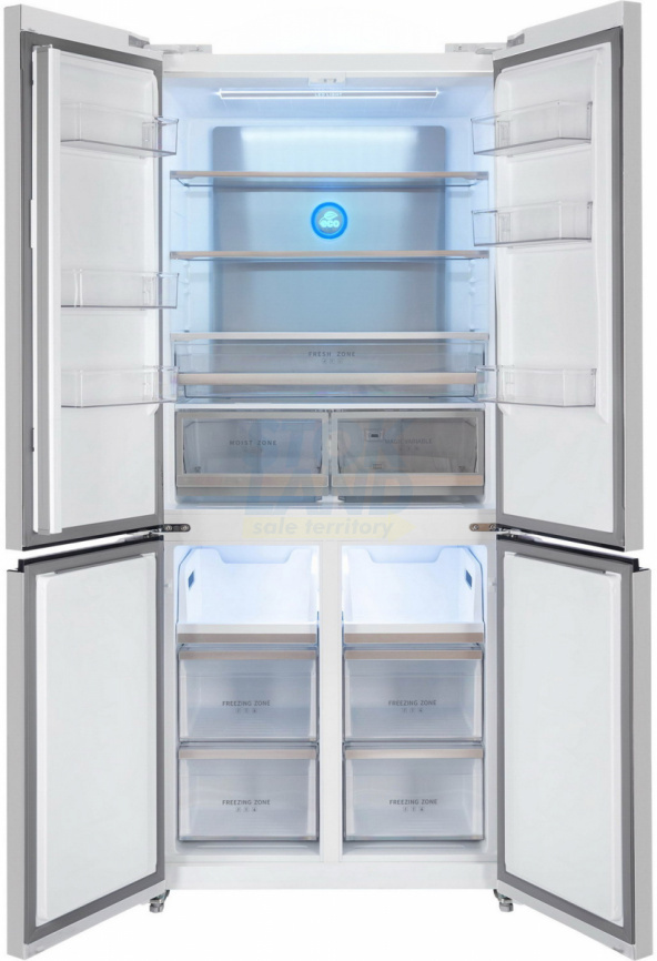 Многокамерный холодильник Hiberg RFQ-600DX NFGW inverter фото 3