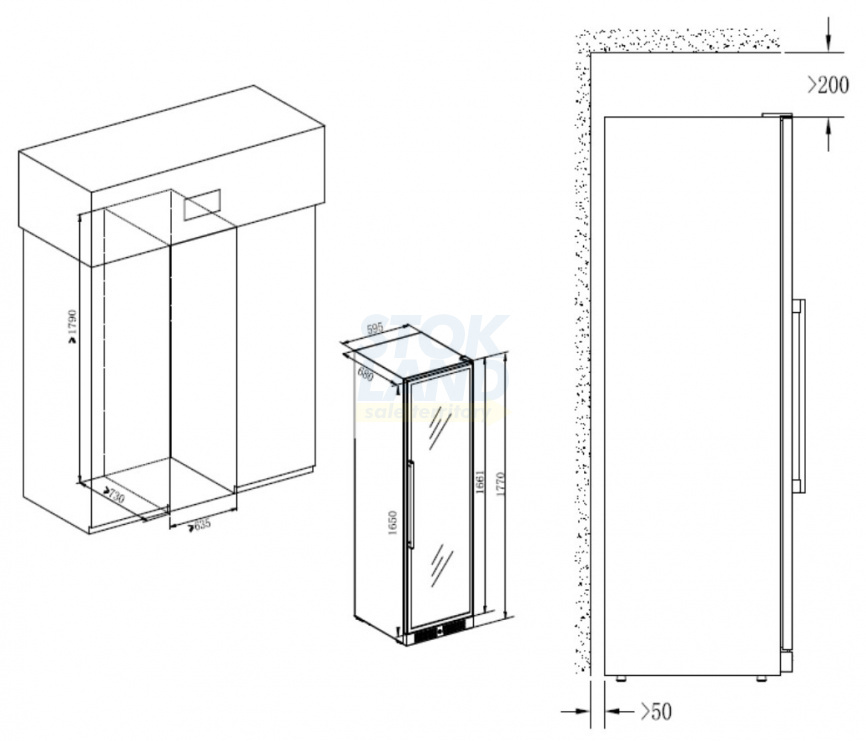 Винный шкаф Temptech CL180DB фото 7