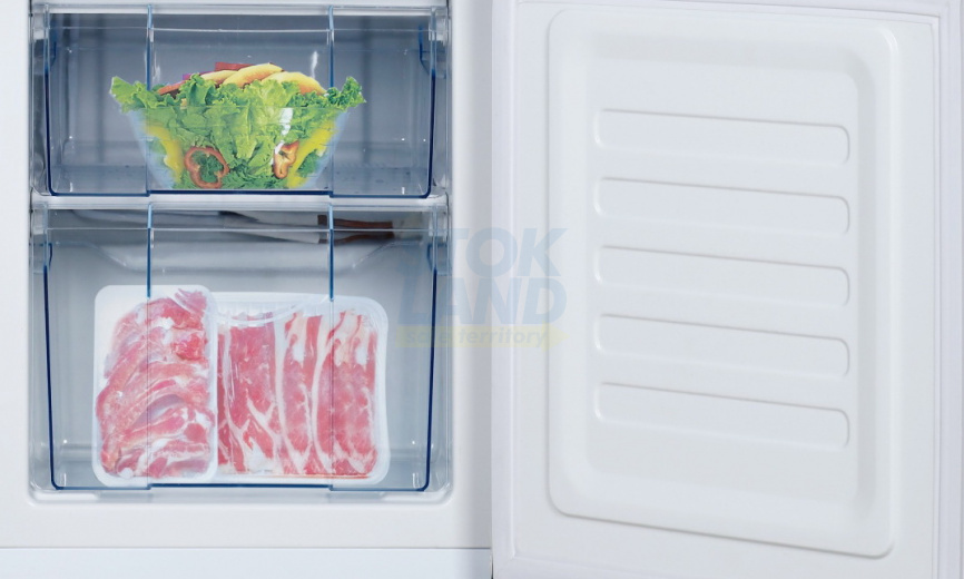 Двухкамерный холодильник Tesler RB-107 REDBERRY фото 4