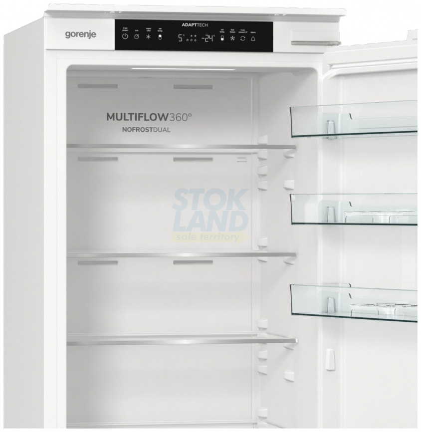 Встраиваемый двухкамерный холодильник Gorenje NRKI519141 фото 6