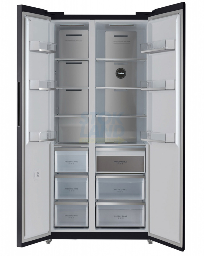 Холодильник Side-by-Side Tesler RSD-537BI GRAPHITE фото 4