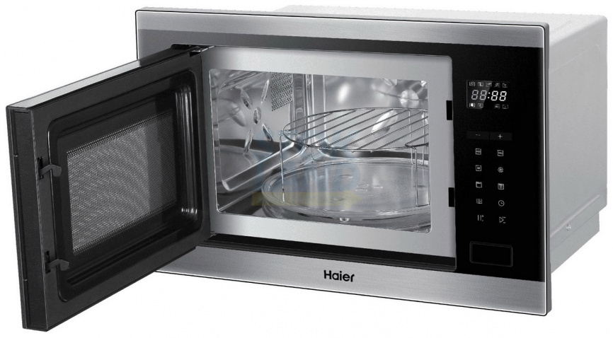 Встраиваемая микроволновая печь СВЧ Haier HMX-BTG259X фото 2