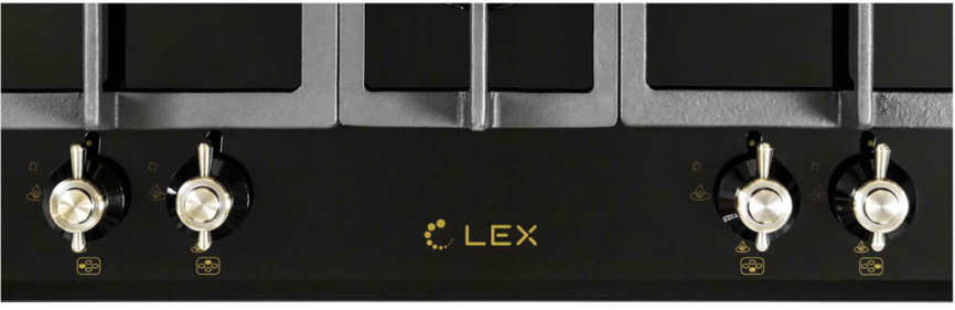 Газовая варочная панель LEX GVG 643 C BL фото 4