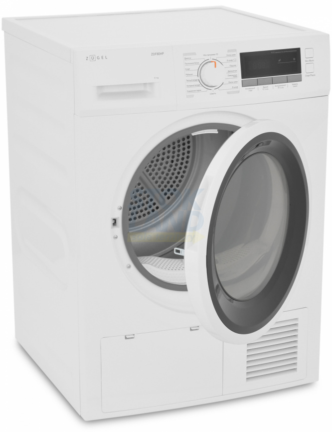 Сушильная машина с тепловым насосом Zugel ZDF80HP Heat Pump фото 2