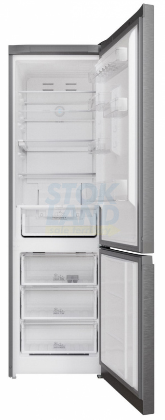 Двухкамерный холодильник Hotpoint HT 7201I MX O3 нержавеющая сталь фото 2