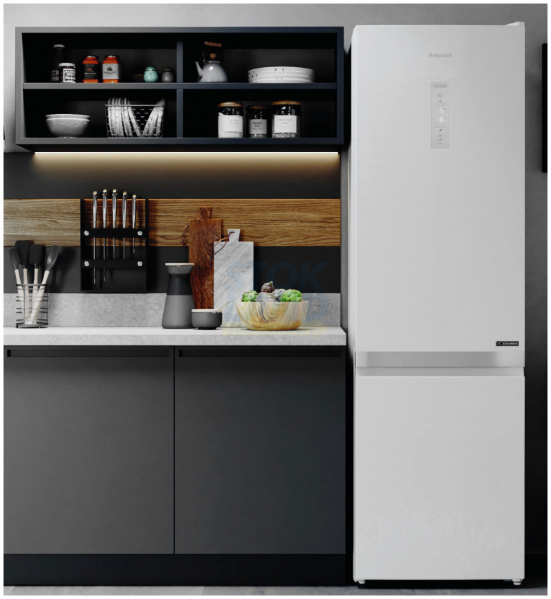 Двухкамерный холодильник Hotpoint HT 7201I W O3 белый фото 9