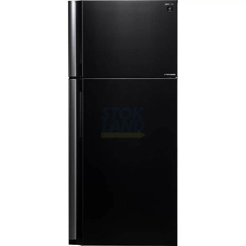 Двухкамерный холодильник Sharp SJ-XE 59 PMBK черный фото 1
