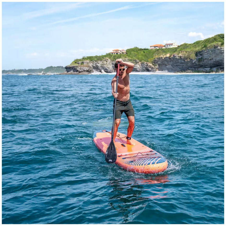 SUP-доска Aqua Marina Monster Sky Glider, 366х84х15 см, насос, весло, лиш, киль, ремнабор, сумка, до 170 кг (BT-23MOP) фото 7