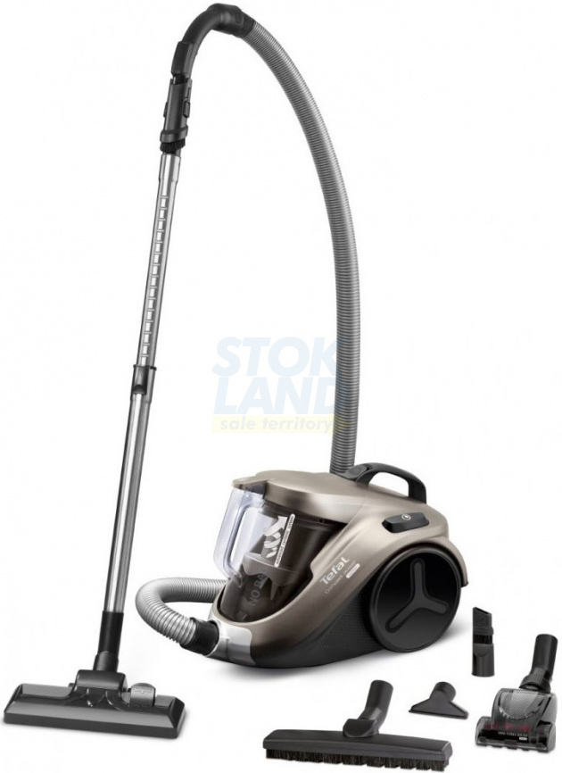 Пылесос с контейнером для пыли Tefal Compact Power Cyclonic TW3786RA, коричневый фото 1