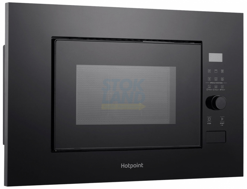 Встраиваемая микроволновая печь СВЧ Hotpoint MF20G BL H, черный фото 6