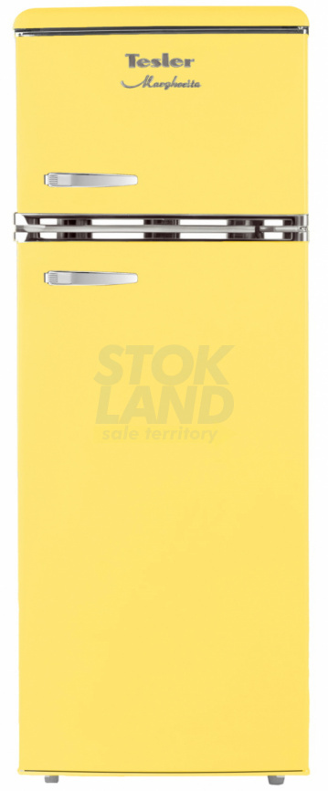 Двухкамерный холодильник Tesler RT-215 YELLOW фото 1