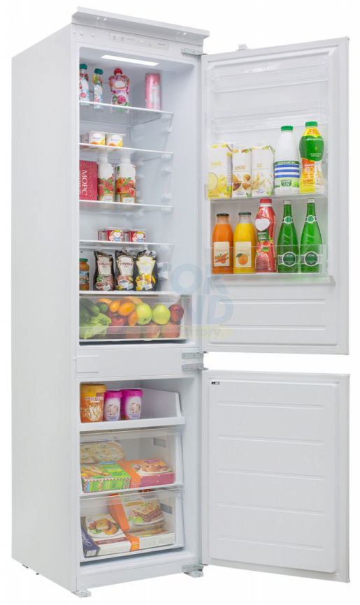 Встраиваемый двухкамерный холодильник Schaub Lorenz SLU M187W3EI фото 3