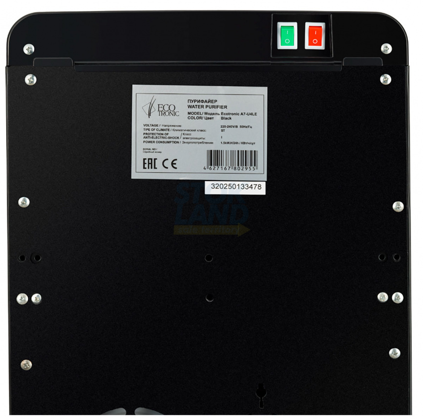 Кулер для воды Ecotronic A7-U4LE Black (ETK12669) фото 8