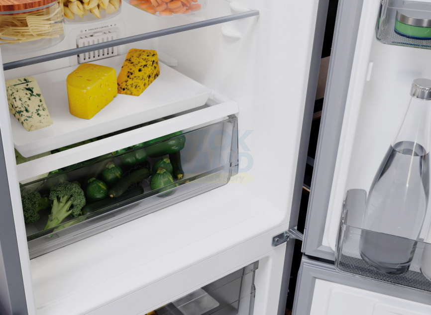 Двухкамерный холодильник Hotpoint HT 4200 S серебристый фото 6