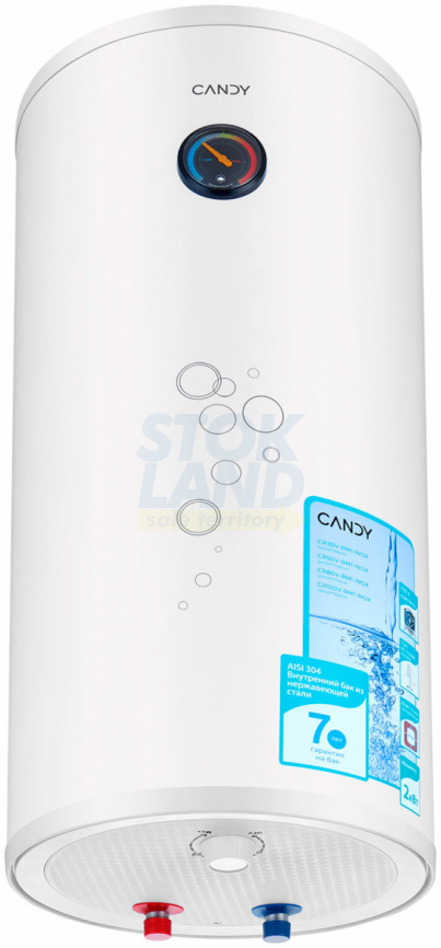 Водонагреватель накопительный Candy CR80V-RM1 INOX, 80 литров, 2 кВт. фото 4