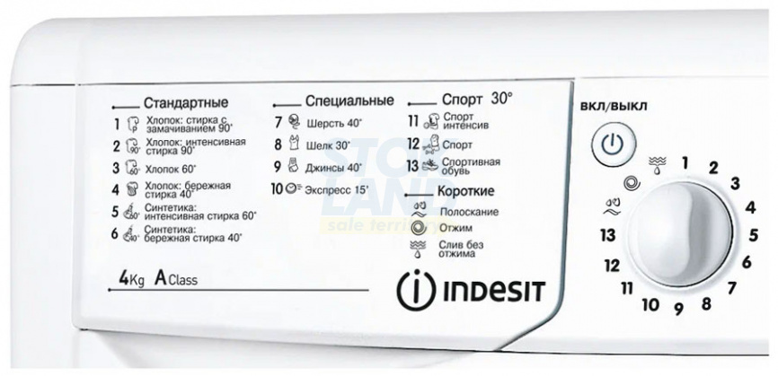 Стиральная машина Indesit IWUB 4105 фото 3