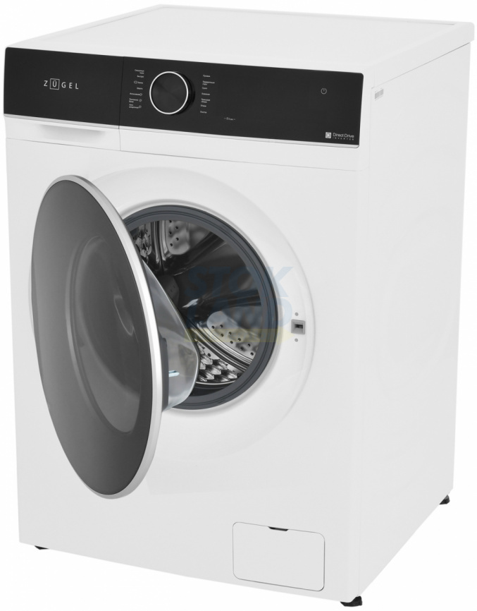 Стиральная машина с сушкой Zugel ZWDF10712I Inverter Steam DD, белая фото 2