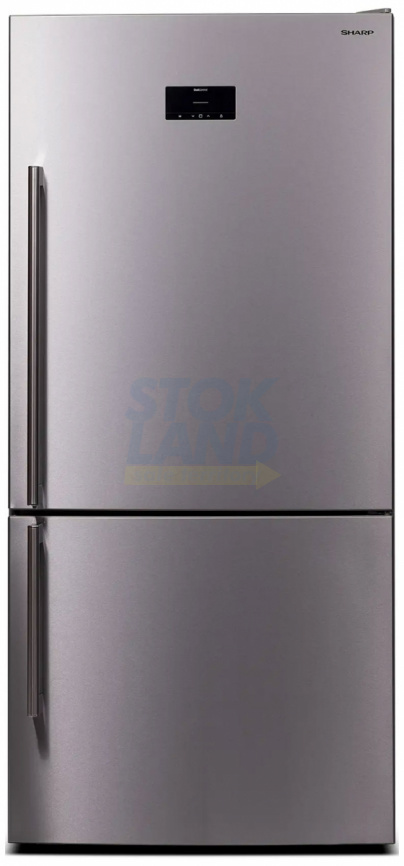 Двухкамерный холодильник Sharp SJ-653GHXI52R серебристый фото 1