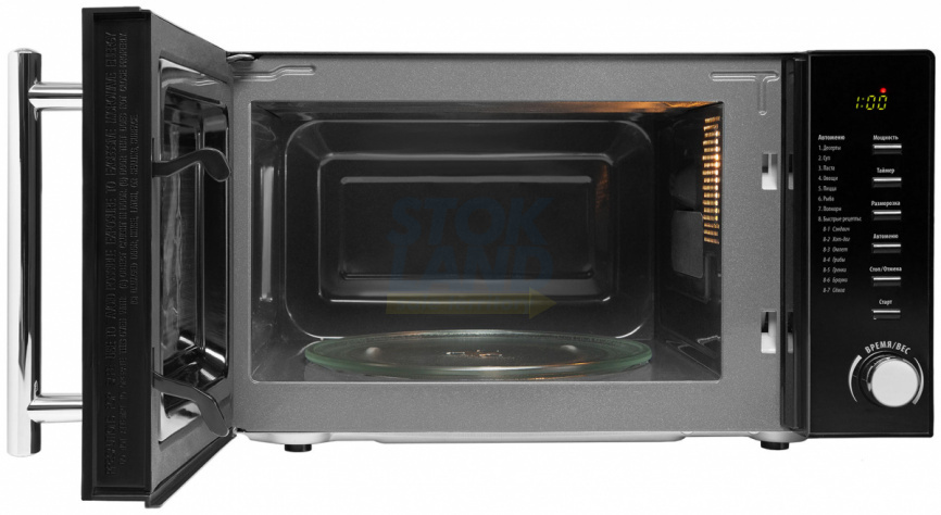 Микроволновая печь - СВЧ Polaris PMO 2002D RUS, чёрный фото 4