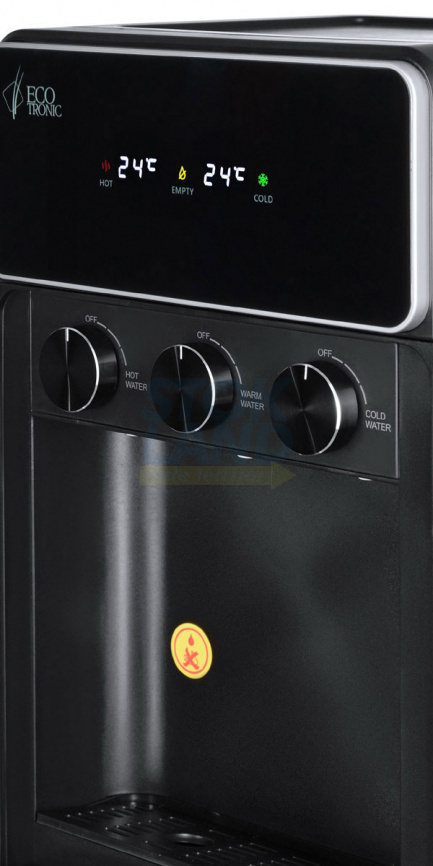Кулер для воды Ecotronic K42-LXEM black с нижней загрузкой (ETK12561) фото 6