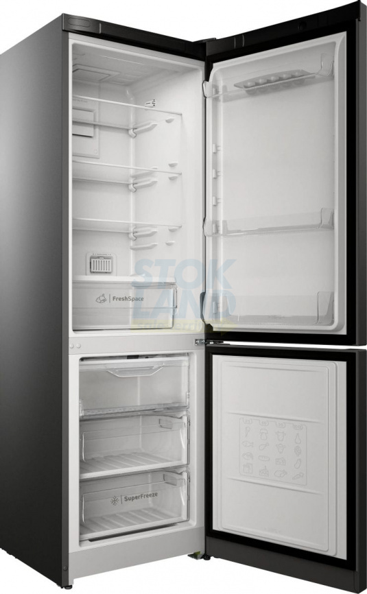 Двухкамерный холодильник Indesit ITS 5180 NG Темно-серый фото 4
