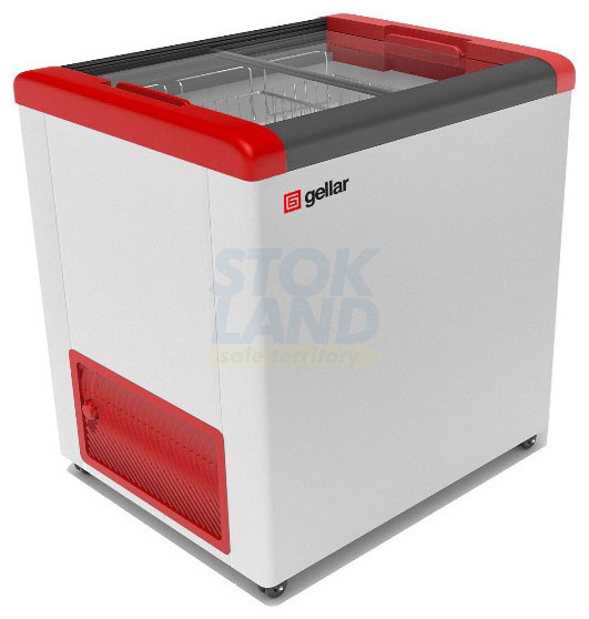 Морозильный ларь Gellar FG 250 C красный фото 1