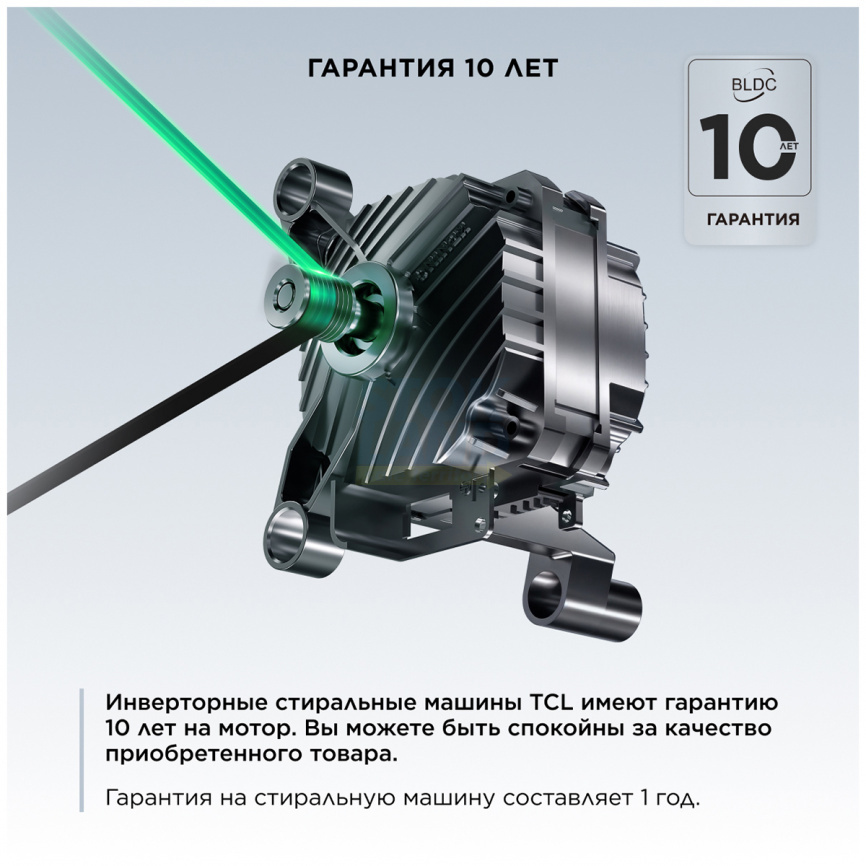 Стиральная машина TCL TWOP-6809W14W1 фото 12