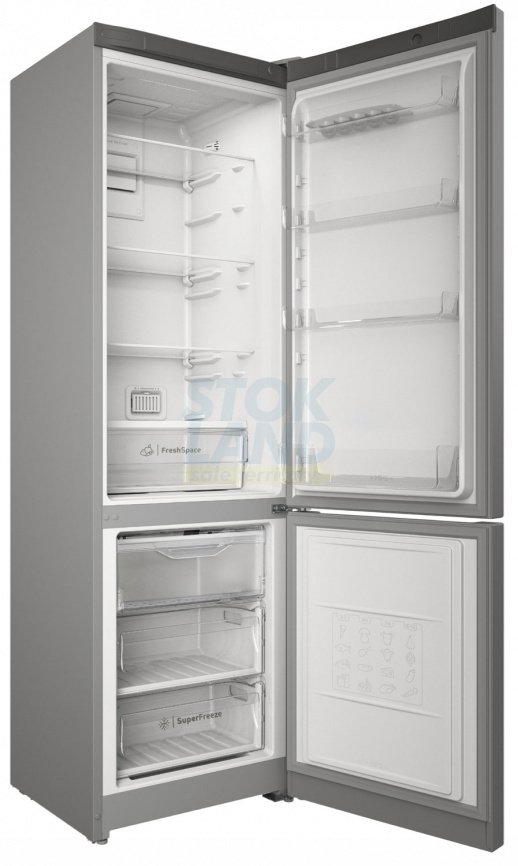 Двухкамерный холодильник Indesit ITS 5200 XB Нержавеющая сталь фото 4