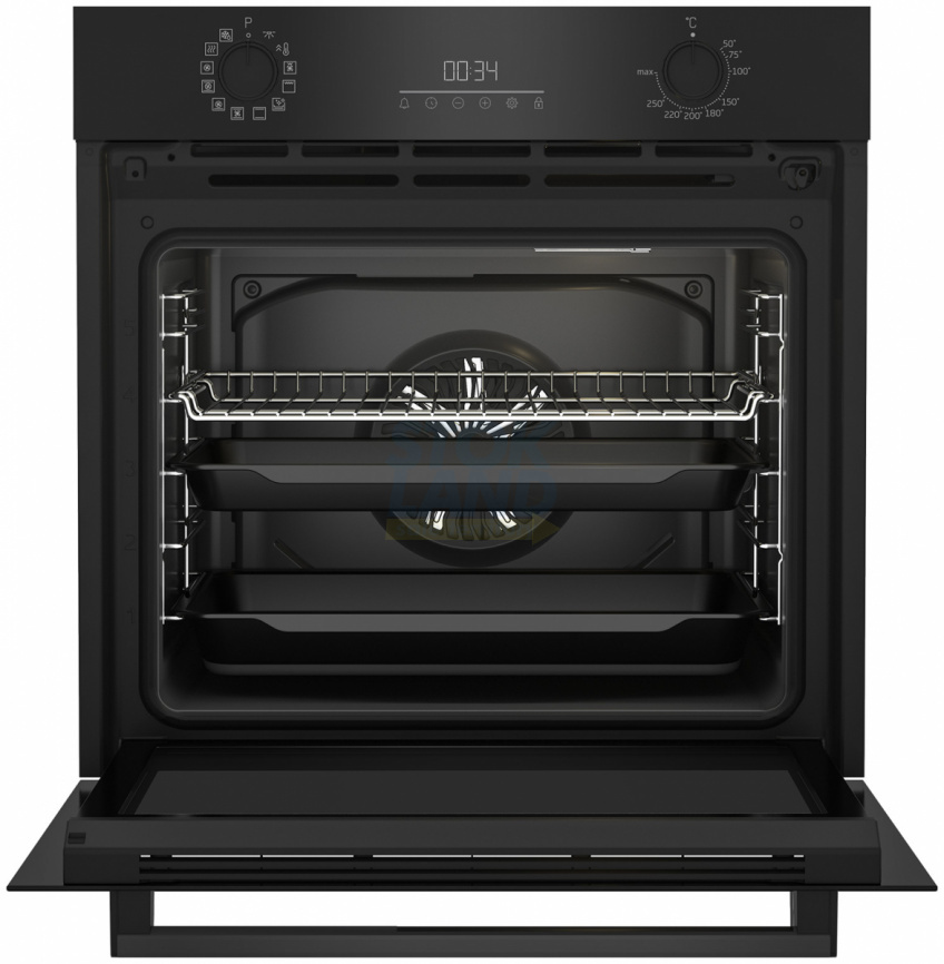 Электрический духовой шкаф Beko BBIM18300SG, черный фото 1