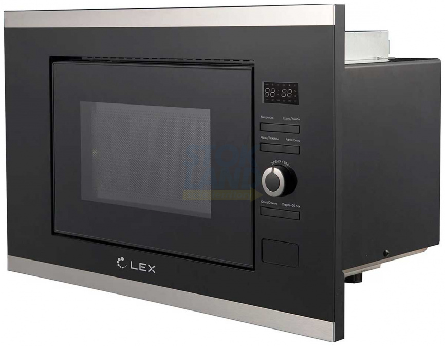 Встраиваемая микроволновая печь СВЧ LEX BIMO 20.03 INOX фото 2