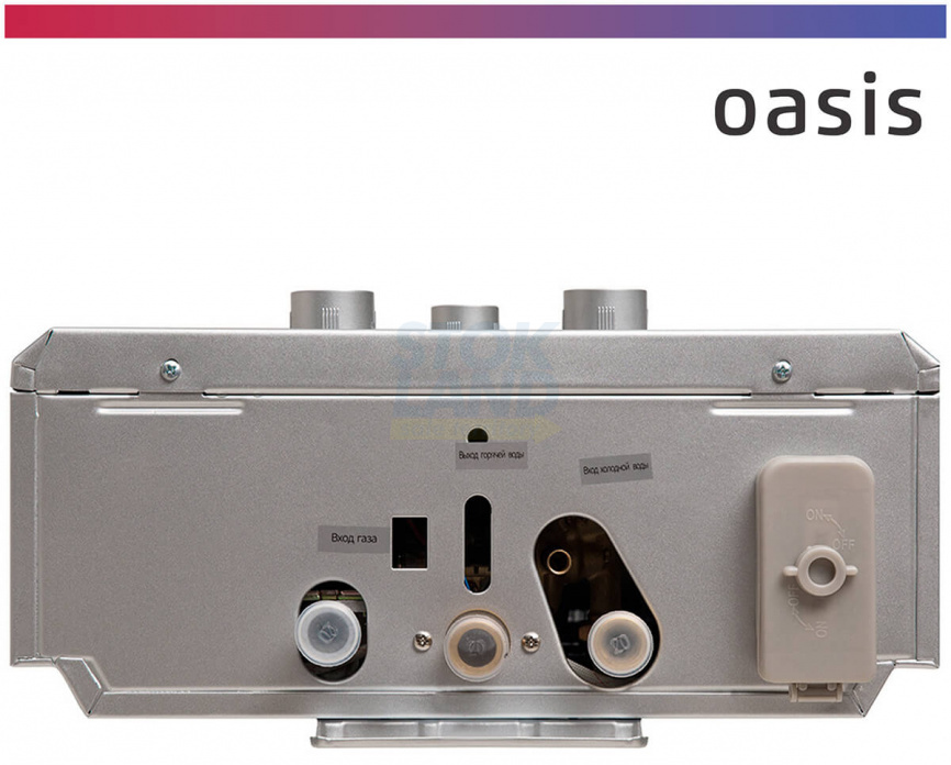 Газовый водонагреватель Oasis OR-16 S стальной фото 3
