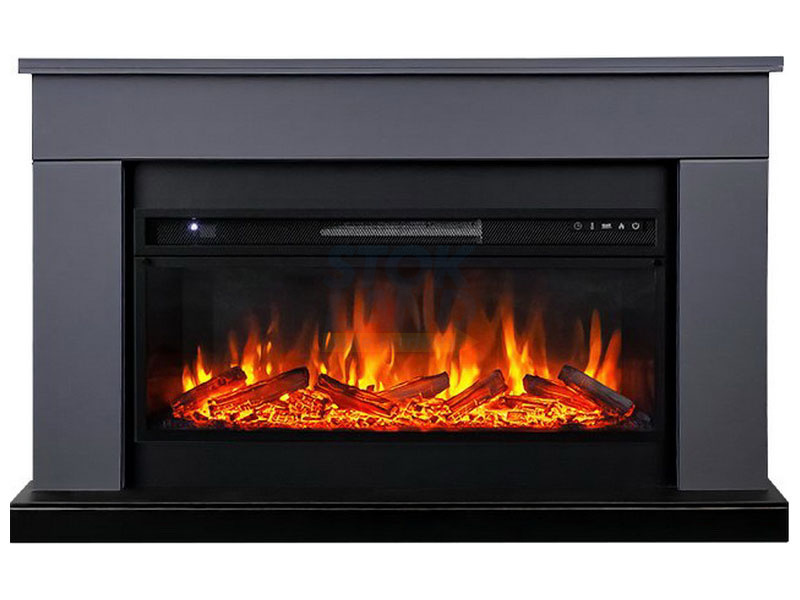 Каминокомплект Royal Flame Bergen (Разборный) Серый графит с очагом Vision 42 LOG LED фото 4