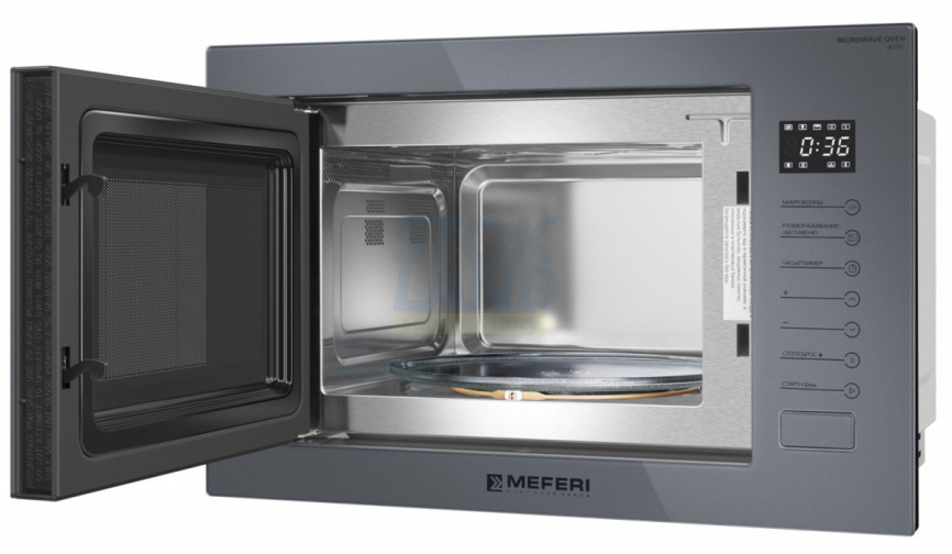 Встраиваемая микроволновая печь СВЧ Meferi MMO6025GR ULTRA фото 4