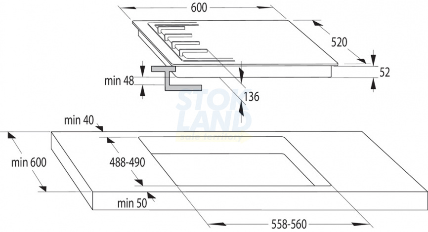 Газовая варочная панель Gorenje GTW642SYB фото 2