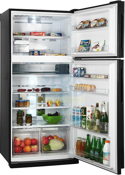 Двухкамерный холодильник Sharp SJ-XE 55 PMBK фото 2