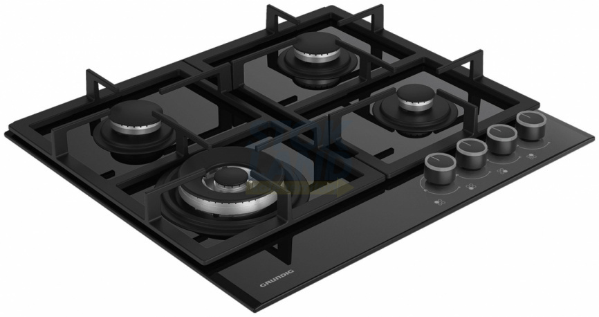 Газовая варочная панель Grundig GIGL 6234250, черный фото 2