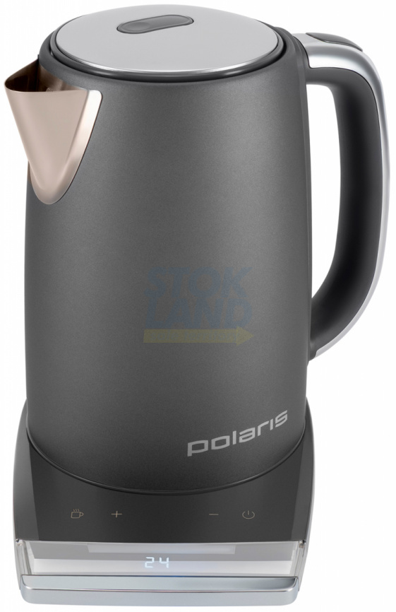 Чайник электрический Polaris PWK 1755CAD WIFI IQ Home, серый фото 14