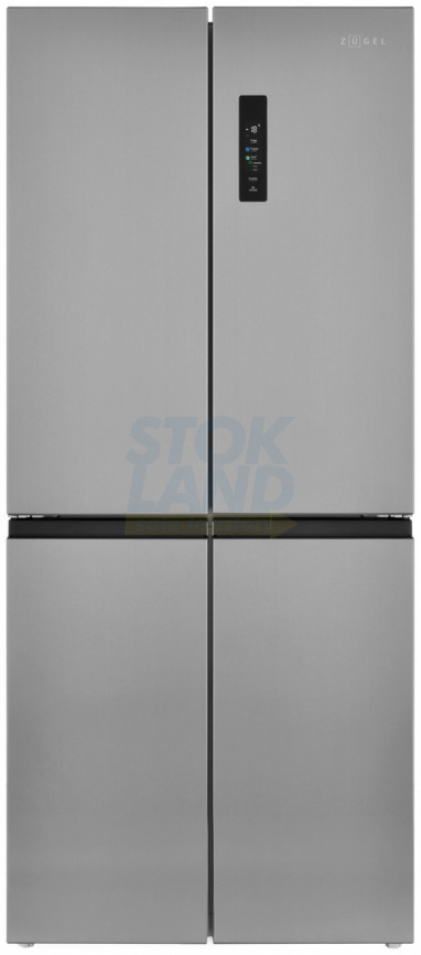 Многокамерный холодильник Zugel ZRCD430X, нержавеющая сталь фото 1