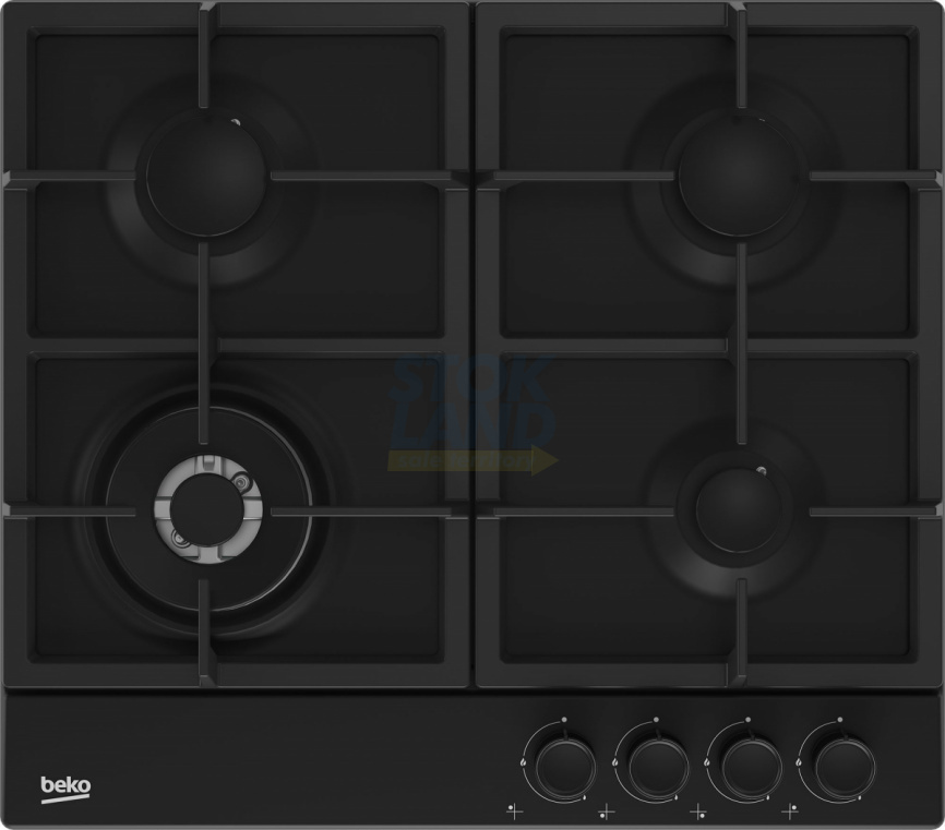 Газовая варочная панель Beko BHGM6422K5WB фото 1