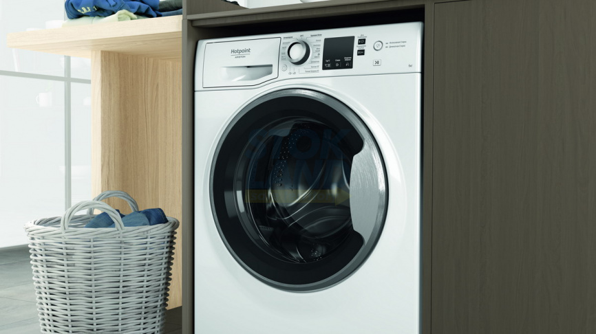 Супер узкая стиральная машина Hotpoint NUS 5015 S RU фото 13